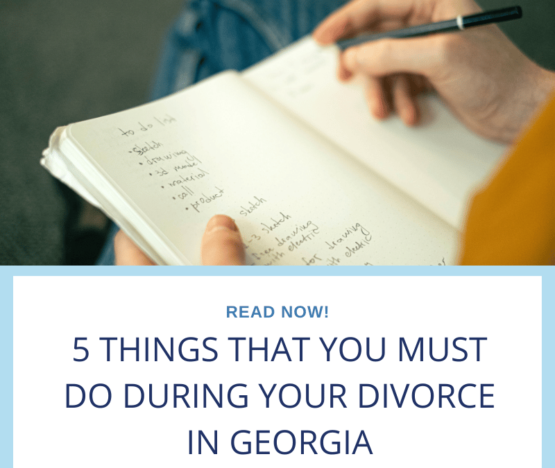 things to avoid in an uncontested divorce in georgia