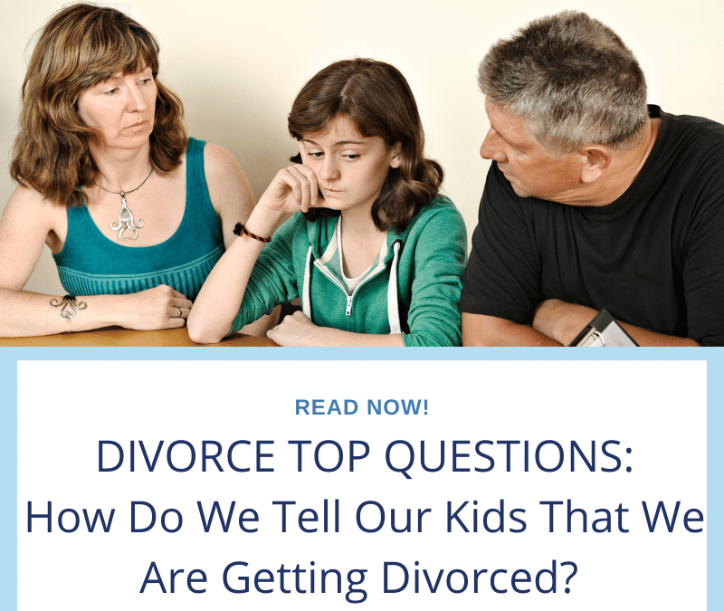 how to tell our kids that we are getting divorced in georgia