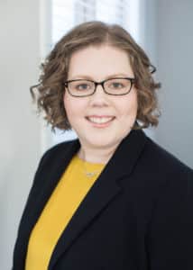 Woman smiling for headshot